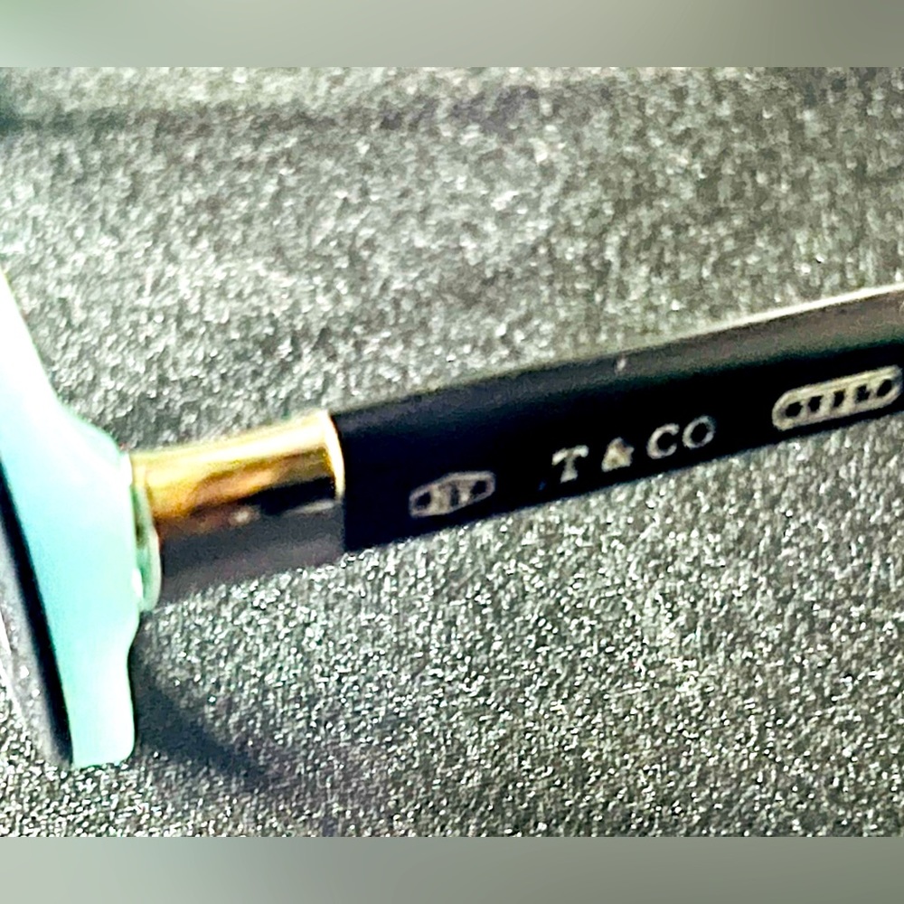 Tiffany & company black and Tiffany blue frames. Must get lenses removed profess - Picture 2 of 6